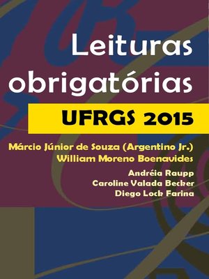 cover image of Leituras obrigatórias UFRGS 2015